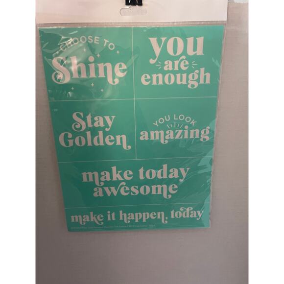 Chalk Couture New 8.5 x 11 "‎ Make Today Awesome" Transfer - Picture 3 of 4